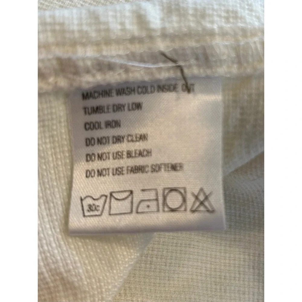 The North Face Mens XL Cream‎ Nylon Zip Pocket Outdoor Utility Long Sleeve Shirt